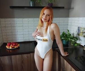 Petite Housewife Lets Her Tall Lover Fuck Her Ass and Pussy in the Kitchen